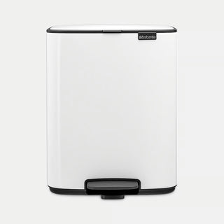 Brabantia Pattumiera a Pedale Bo 12 Litri Bianco
