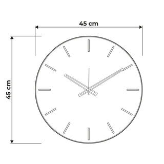 Arti e Mestieri Orologio Da Parete Giotto D45 cm Nero e Bronzo