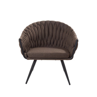 L'Oca Nera Poltrona Imbottita Top Care 73x64xh75 cm Marrone