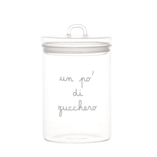 Simple Day Barattolo Un Po' Di Zucchero in vetro 12x20 cm
