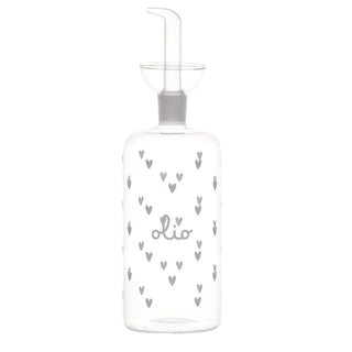 Simple Day Bottiglia Oliera Cuori 570 ml in Vetro
