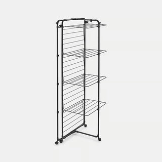 Brabantia HangOn 30m Tower Wäscheständer, Mattschwarz