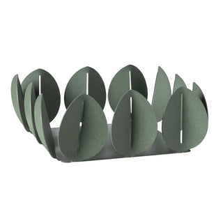 Arti & Mestieri Portatovaglioli Ficus in Metallo Verde Salvia