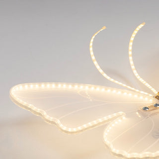 Eurolamp Schmetterlingsdekoration mit LED, 40 cm