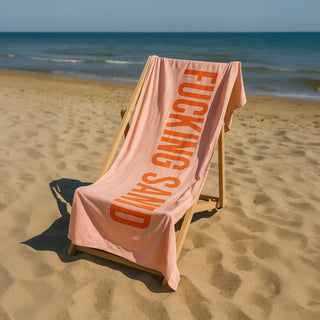 Fisura Telo Mare Fucking Sand in Microfibra 180x100 cm con Picchetti