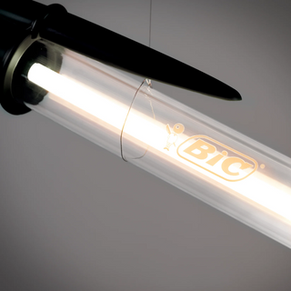 Seletti Lampada Bic Designer Mario Paroli 178 cm Nera