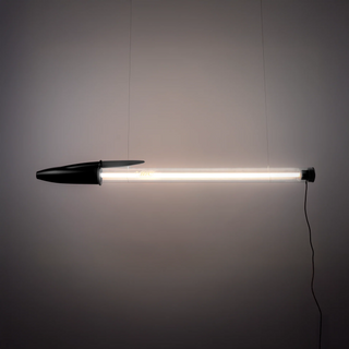 Seletti Lampada Bic Designer Mario Paroli 178 cm Nera