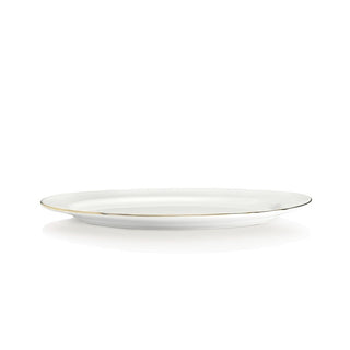 Weissestal Vassoio Ovale Elga Filo Oro 36 cm in Porcellana