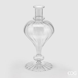 EDG Enzo De Gasperi Vaso Monofiore Goccia in Vetro H30 cm Trasparente