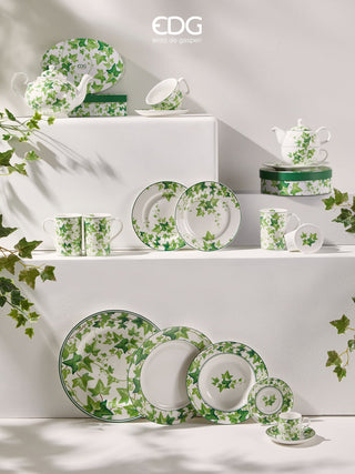 EDG Enzo De Gasperi Ivy Stand 2 Shelves H25 D23 cm in porcelain