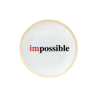 Bitossi Home Impossible Plate D17 cm in Porcelain
