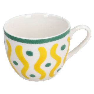 Tognana Set 4 Tazzine da Caffè Iris Vietri 90cc in Porcellana