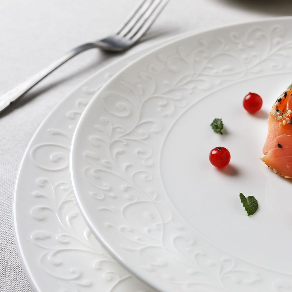 Tognana Servizio Piatti 18 Pezzi A. Sweet Berry - Porcellana Bianca Con Decorazioni Frutta - Foto 7