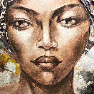 Agave Quadro La Mia Africa Dipinto A Mano 150x120 cm
