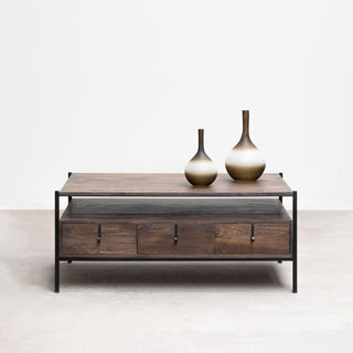 Chehoma Flagey Coffee Table in Mango Wood 50x60x120 cm