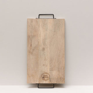 Chehoma Cutting Board 2 Handles Mango Wood 48x24 cm