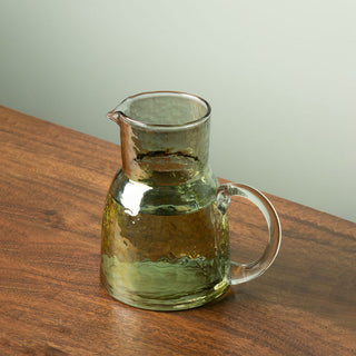 Chehoma Hammered Rivage Glass Pitcher