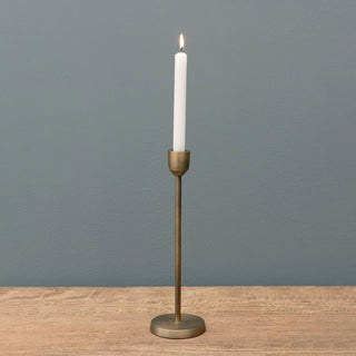 Chehoma Golden Candle Holder L in Aluminum 26x9 cm