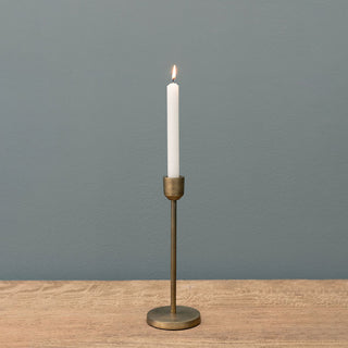 Chehoma Golden Candle Holder M in Aluminum 21x9 cm