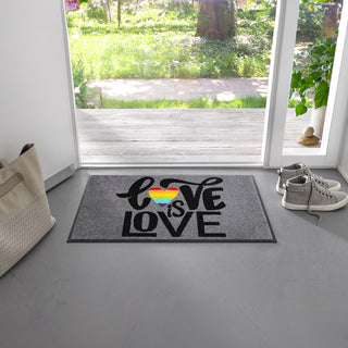Wash + Dry Tappeto Love is Love 50x75 cm