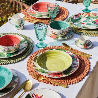 Tognana Set 6 Ciotole Bolo Madison Tropicalia 680cc in Porcellana