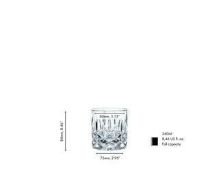 Nachtmann Set 4 Bicchieri Noblesse Single Old Fashioned