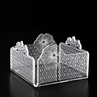 Vesta Set Menage Le Jardin in Acrylic Crystal