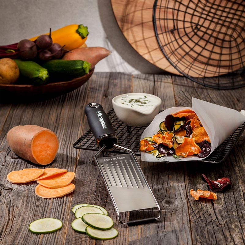 Microplane Reibe Gourmet Line Mandoline Schwarz