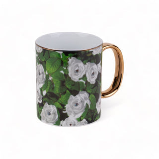 Seletti Tazza Toilet Paper Home Roses in Porcellana H10 cm