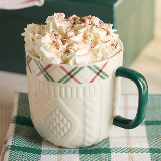 Tognana Porcellane Set 2 Tazze Colazione Natalizia Let it Snow Multicolor