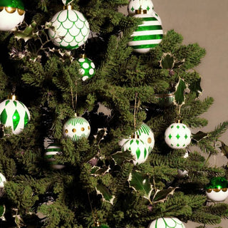 Alessi Palla di Natale Delight Decoro Sfere D9 cm Verde