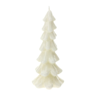 Hervit Candela Led Albero di Natale Bianco D11xH24 cm