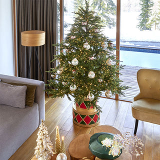 EDG Enzo de Gasperi Luxury Pine Christmas Tree 180 cm Natural sin led