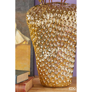 EDG Enzo De Gasperi Vaso Chakra Fragola H37 cm Oro