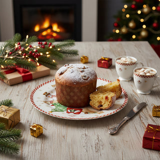 Brandani Panettore Racconti Plate D31 cm in Porcelain