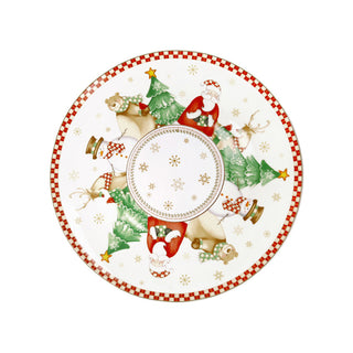 Brandani Piatto Panettore Racconti D31 cm in Porcellana