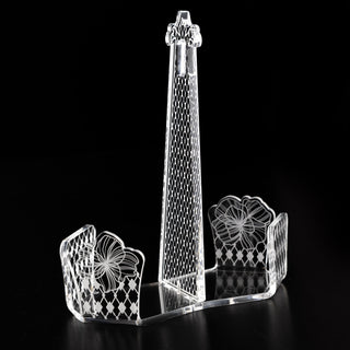 Vesta Le Jardin Double Glass Holder in Acrylic Crystal