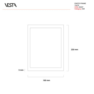 Vesta Medium Photo Frame 13x18 cm Ethnic