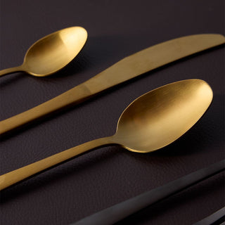 Tognana 24-teiliges Besteckset in Mattgold