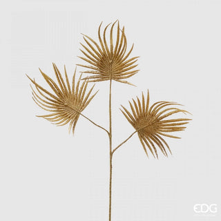 EDG Enzo De Gasperi Palm Leaf Olis Glitter H68 cm Gold
