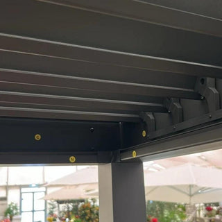 Xone Pergola Bioclimatica Autoportante in Alluminio 3x6 Mt Antracite