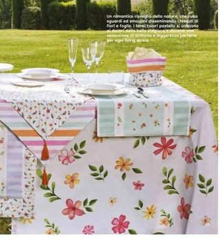 Brandani Tovaglia Polline Fiori Micro 140x180 cm