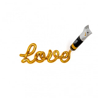 Sequences Sculpture The Color Of Love Gold 30 cm