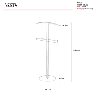 Vesta Servomuto di Design Homo in Cristallo Acrilico