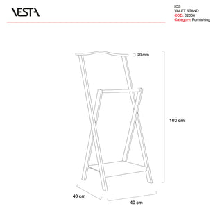 Vesta Servomuto di Design ICS in Cristallo Acrilico