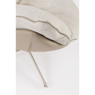 Andrea Bizzotto Poltrona Girevole Armela Beige