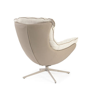 Andrea Bizzotto Poltrona Girevole Armela Beige