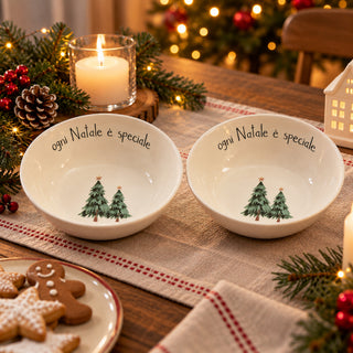 Simple Day Set 2 Piatti Fondi Ogni Natale è Speciale D20 Cm