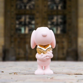 Leblon Delienne Snoopy Pink Heart and Rose Gold H27 cm