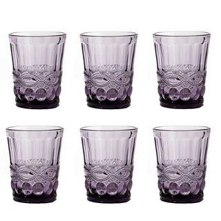 Tognana set 6 Bicchieri Solange Viola 265cc